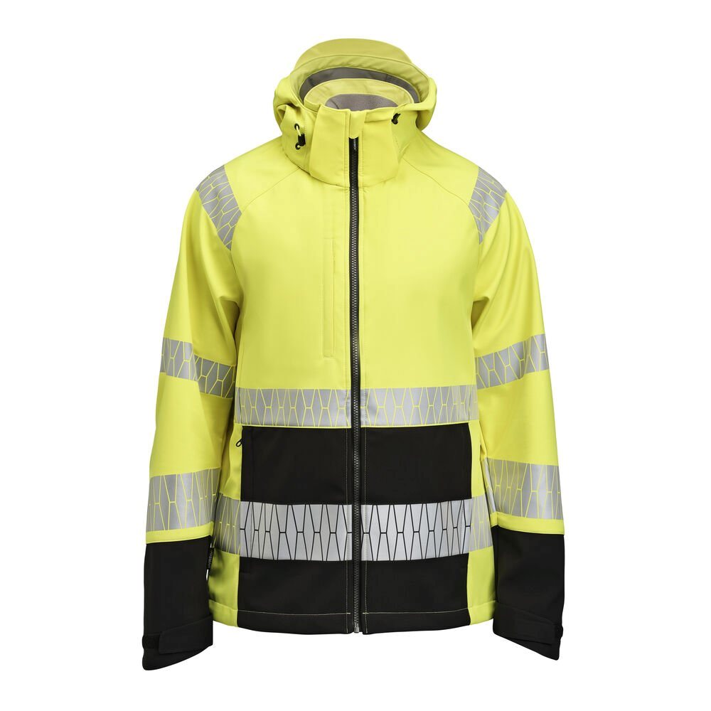 jobman-1376-softshell-jacket-hi-vis-geel-zwart