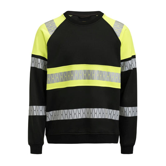 jobman-5224-sweatshirt-hi-vis-zwart-geel