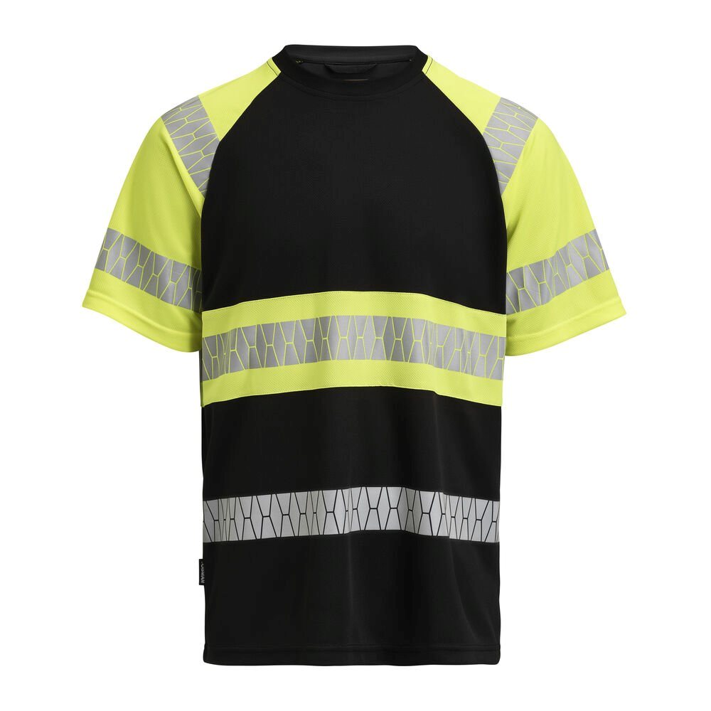 jobman-5226-t-shirt-hi-vis-zwart-geel