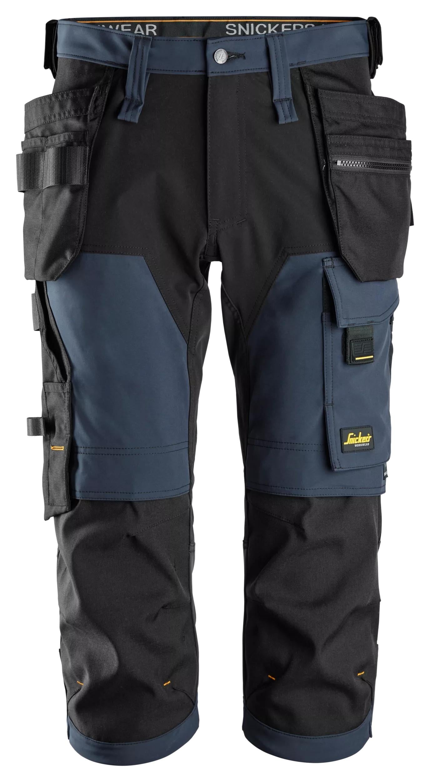 Snickers Allroundwork 4-Weg Stretch Pirate Werkbroek Met Holsterzakken (Navy/Zwart)