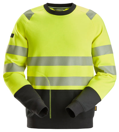 Snickers High-Vis KL2 Sweatshirt (Geel/Zwart)