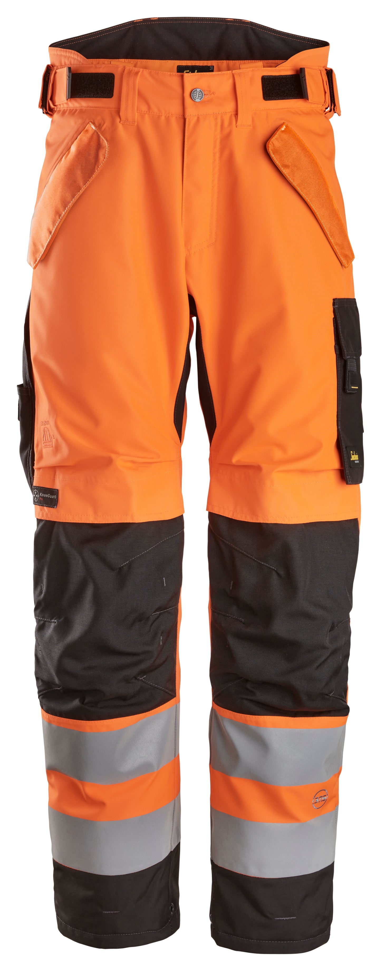 Snickers High-Vis 37.5 2-laags Winter Werkbroek KL2  (Oranje/Zwart)