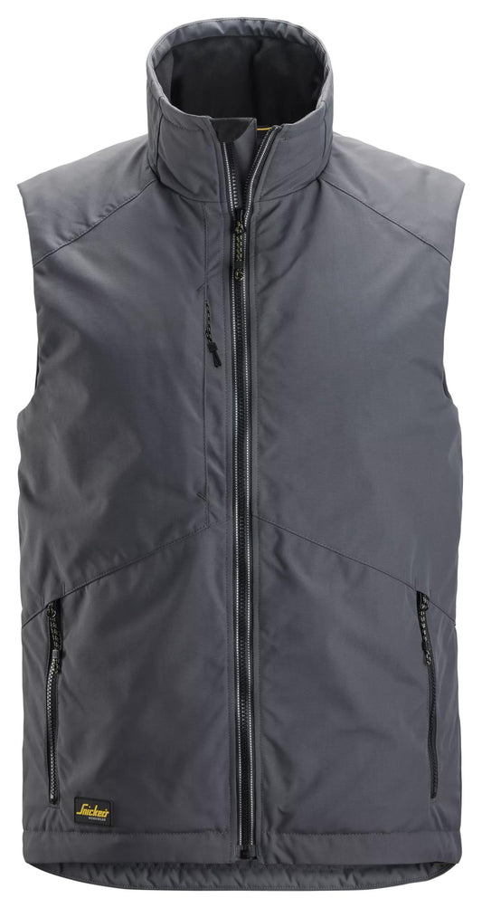 Snickers Allroundwork Winter Bodywarmer (Staalgrijs)