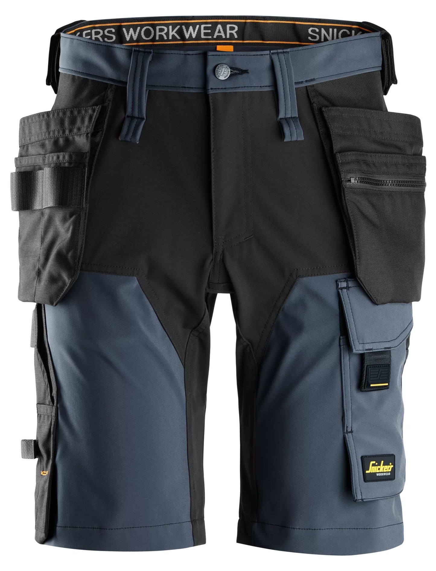 Snickers Allroundwork 4-Weg Stretch Korte Broek Met Holsterzakken (Navy/Zwart)