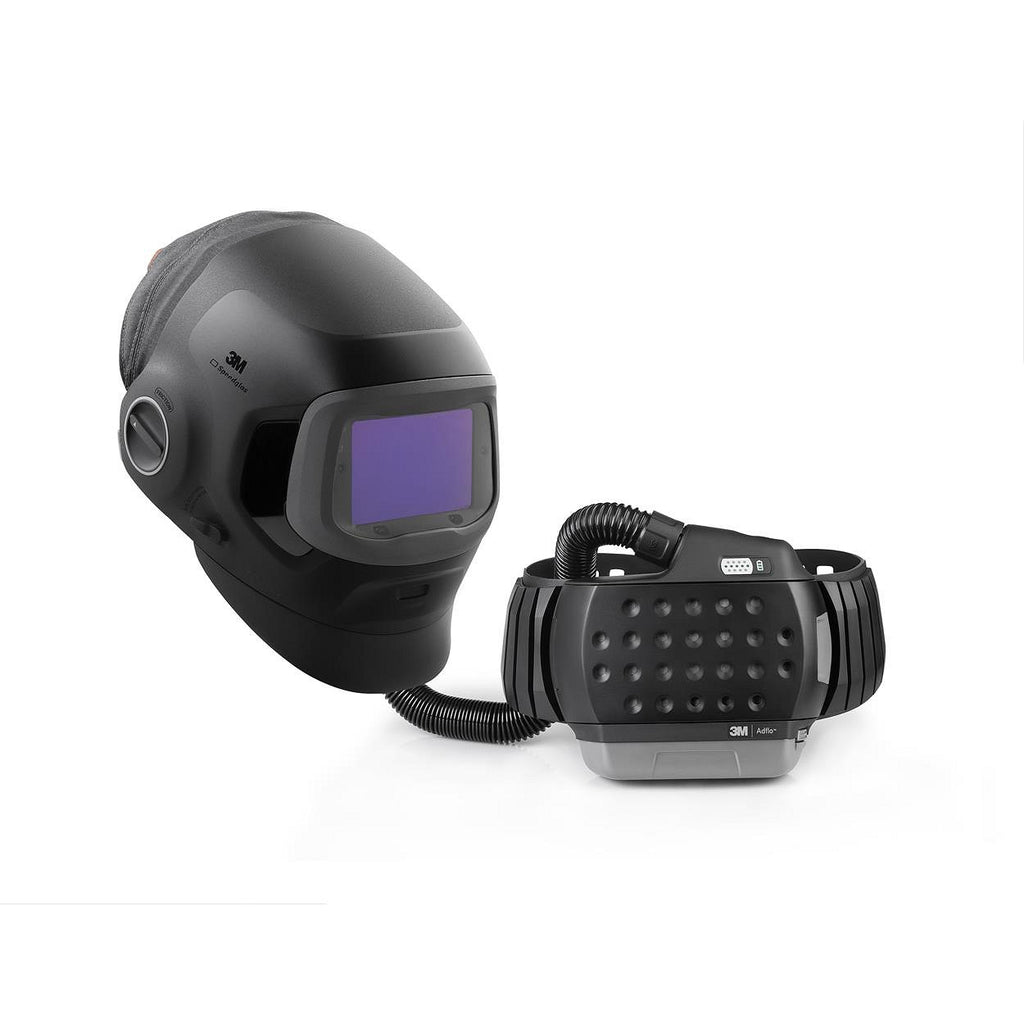 3M Speedglas G5-03 Pro Air lashelm met Adflo en G5-01/03VC lasfilter 637730 (Zwart)