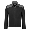 Santino Fleecejack Trento (Zwart/Charcoalgrijs) 1
