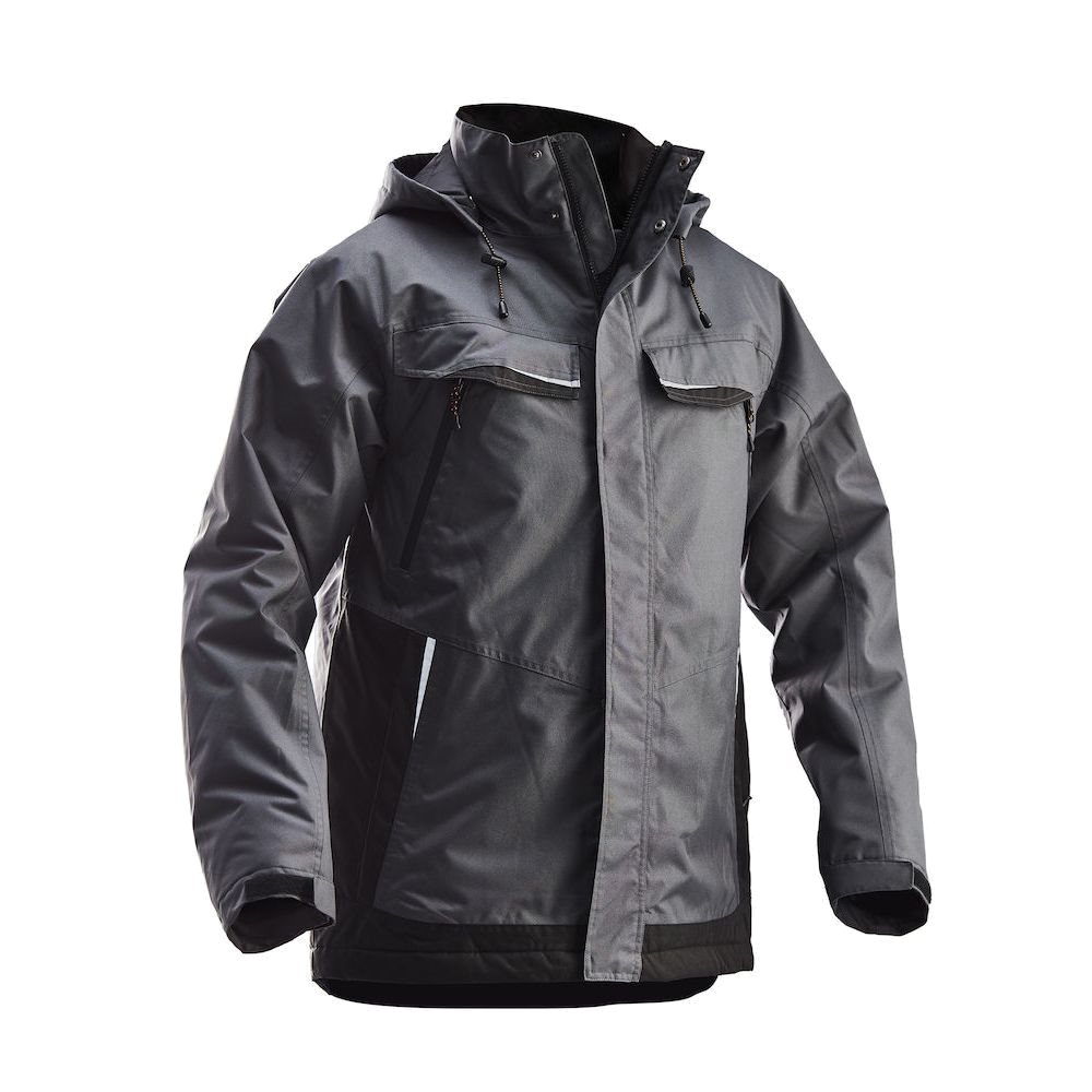 Jobman Practical Winterjas (Donkergrijs/Zwart) 1