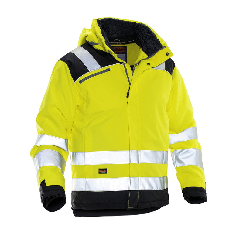 Jobman 1347 Winter Jacket STAR CL.3 (Geel/Zwart) 1