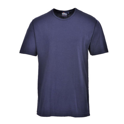 Portwest Thermal T-Shirt Short Sleeve B120 (Navy) 1