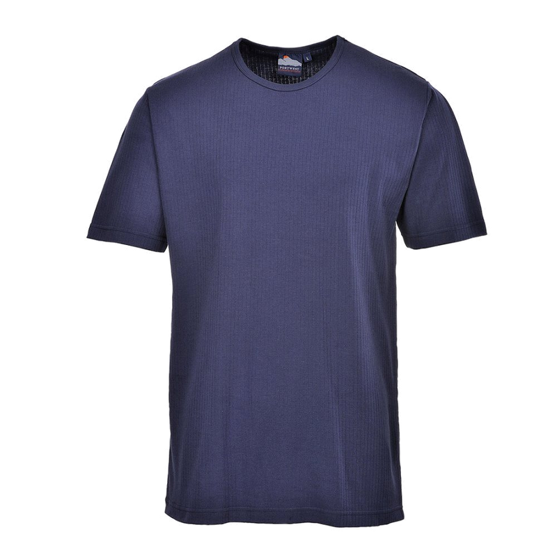 Portwest Thermal T-Shirt Short Sleeve B120 (Navy) 1