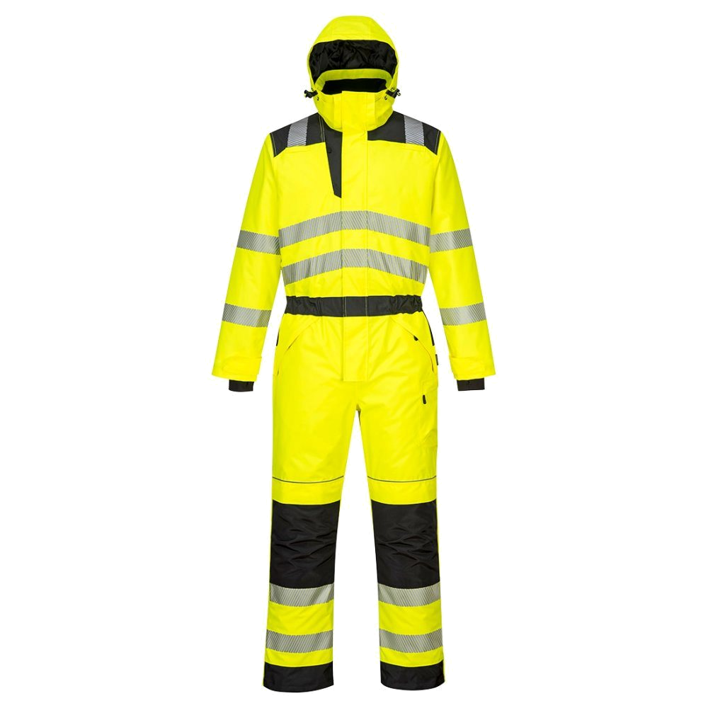 Portwest PW3 Hi-Vis Winter Overall CL.3 (Geel/Zwart) 1