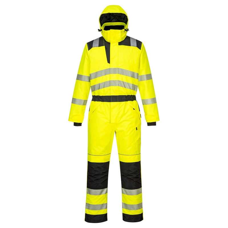 Portwest PW3 Hi-Vis Winter Overall CL.3 (Geel/Zwart) 1