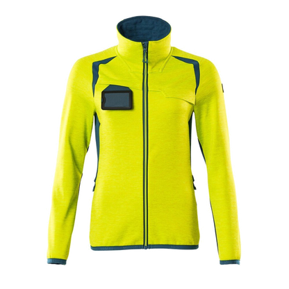 Mascot Accelerate Safe Fleecevest (Geel/Donkerpetrol) 1