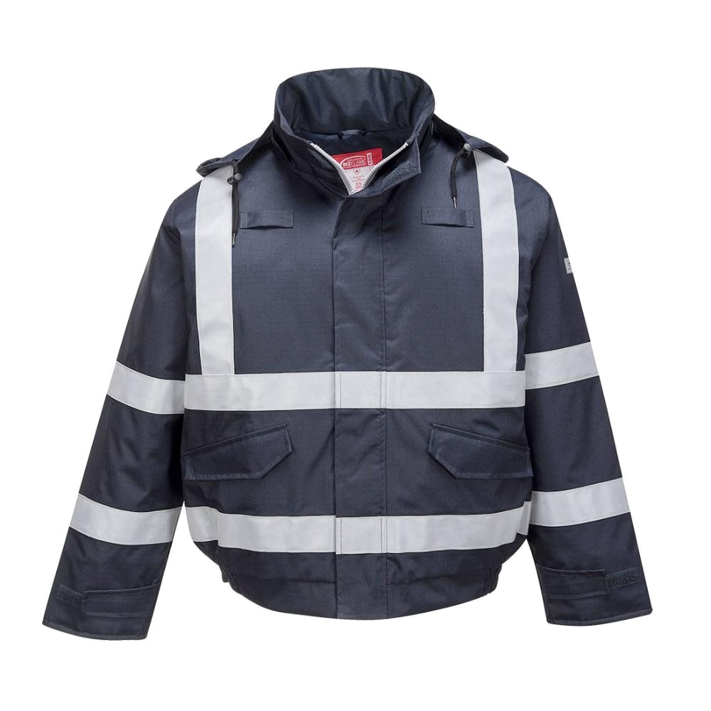 Portwest Bizflame Bomber Jacket (Navy) 1