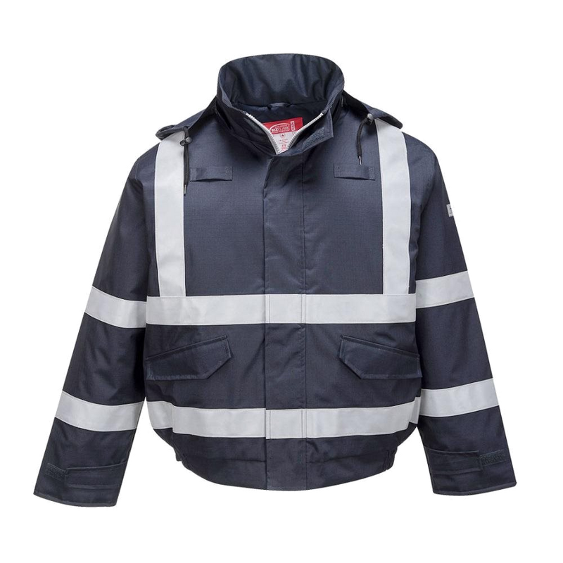 Portwest Bizflame Bomber Jacket (Navy) 1