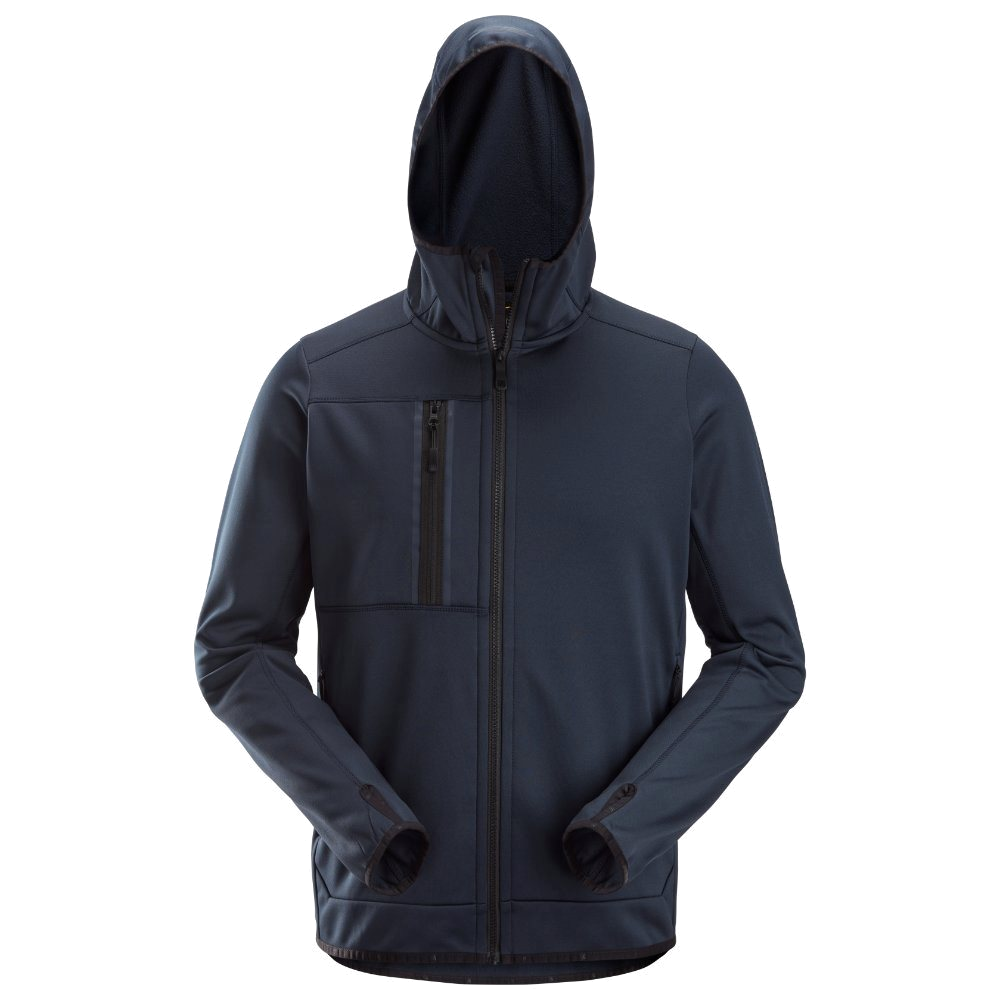 Snickers AWR Fleece Hoodie Rits (Navy) 1