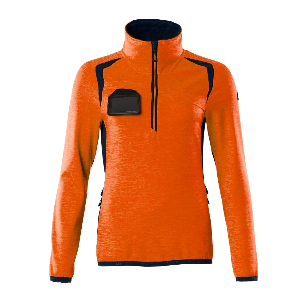 Mascot Accelerate Safe Fleecetrui HZ (Oranje/Dnavy) 1
