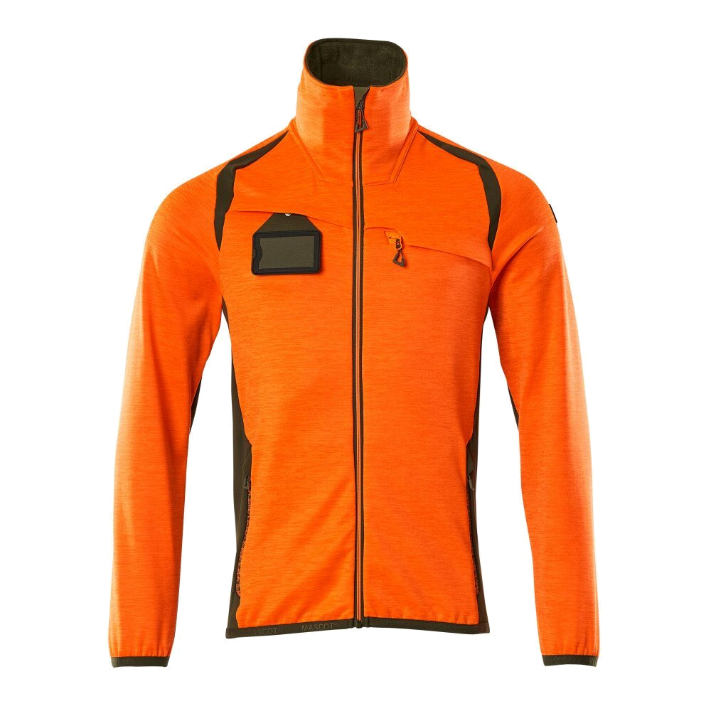 Mascot Accelerate Safe Fleecevest (Oranje/Mosgroen) 1