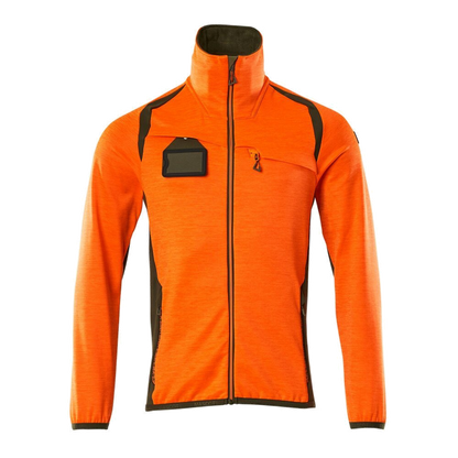 Mascot Accelerate Safe Fleecevest (Oranje/Mosgroen) 1