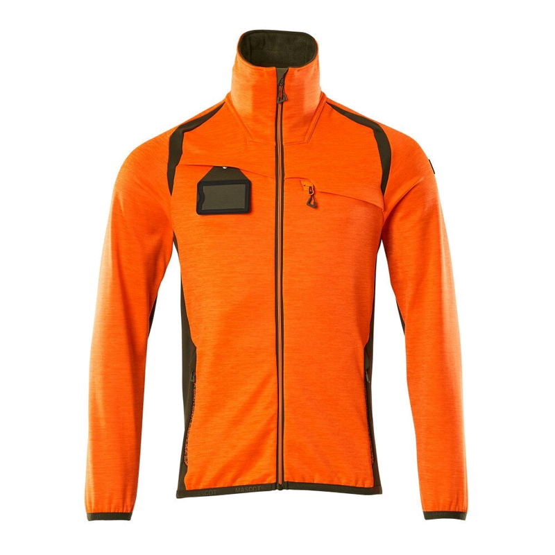 Mascot Accelerate Safe Fleecevest (Oranje/Mosgroen) 1