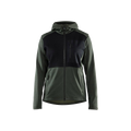 Blaklader Dames hoodie hele rits (Groen) 1