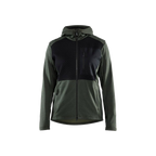 Blaklader Dames hoodie hele rits (Groen) 1