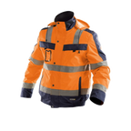 Dassy Lima Hivis winterjas (Oranje/Marineblauw) 1