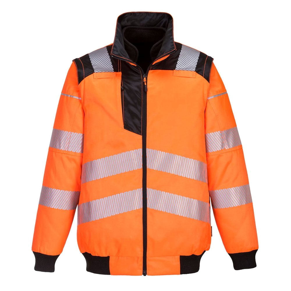 Portwest PW3 3in1 Pilot Jacket (Oranje/Zwart) 1
