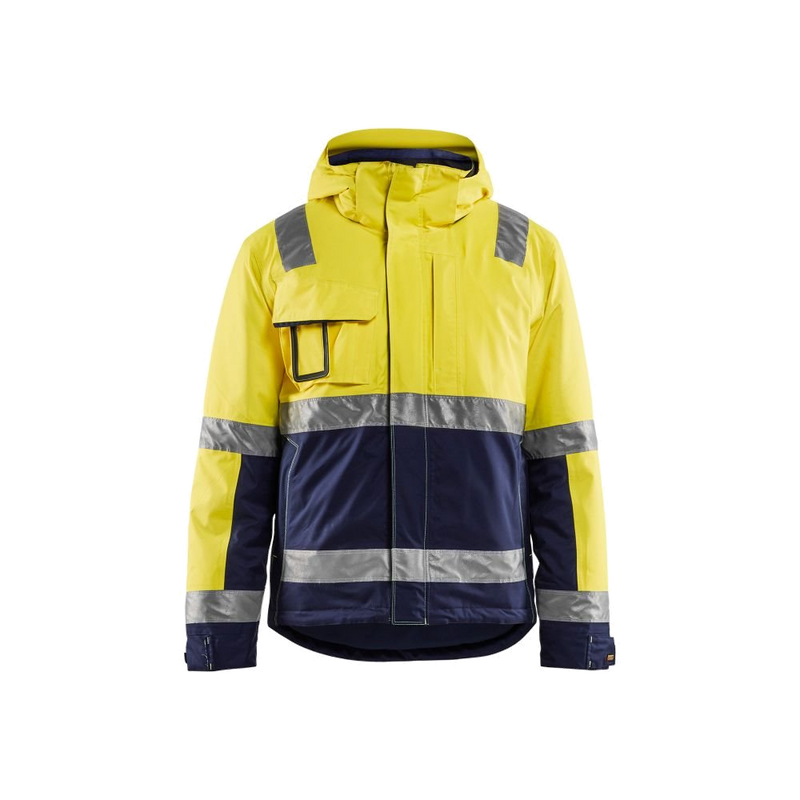 Blaklader Winterjas HiVis 4870-1987 (3389 Geel/Navy) 1