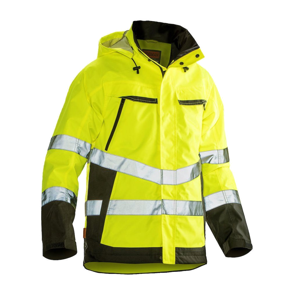 Jobman 1283 Shell Jacket CL.3 (Geel/Zwart) 1