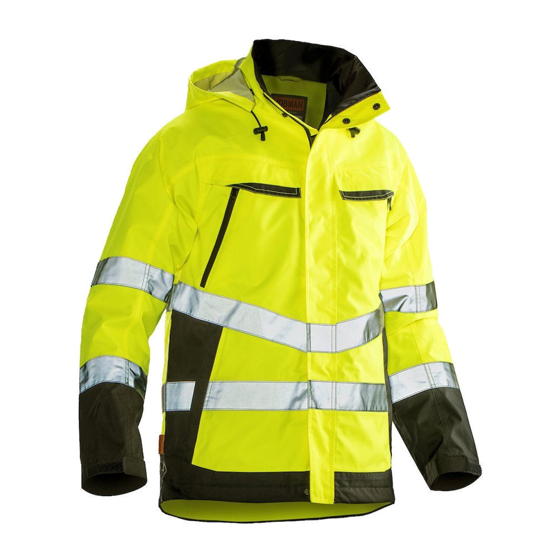Jobman 1283 Shell Jacket CL.3 (Geel/Zwart) 1