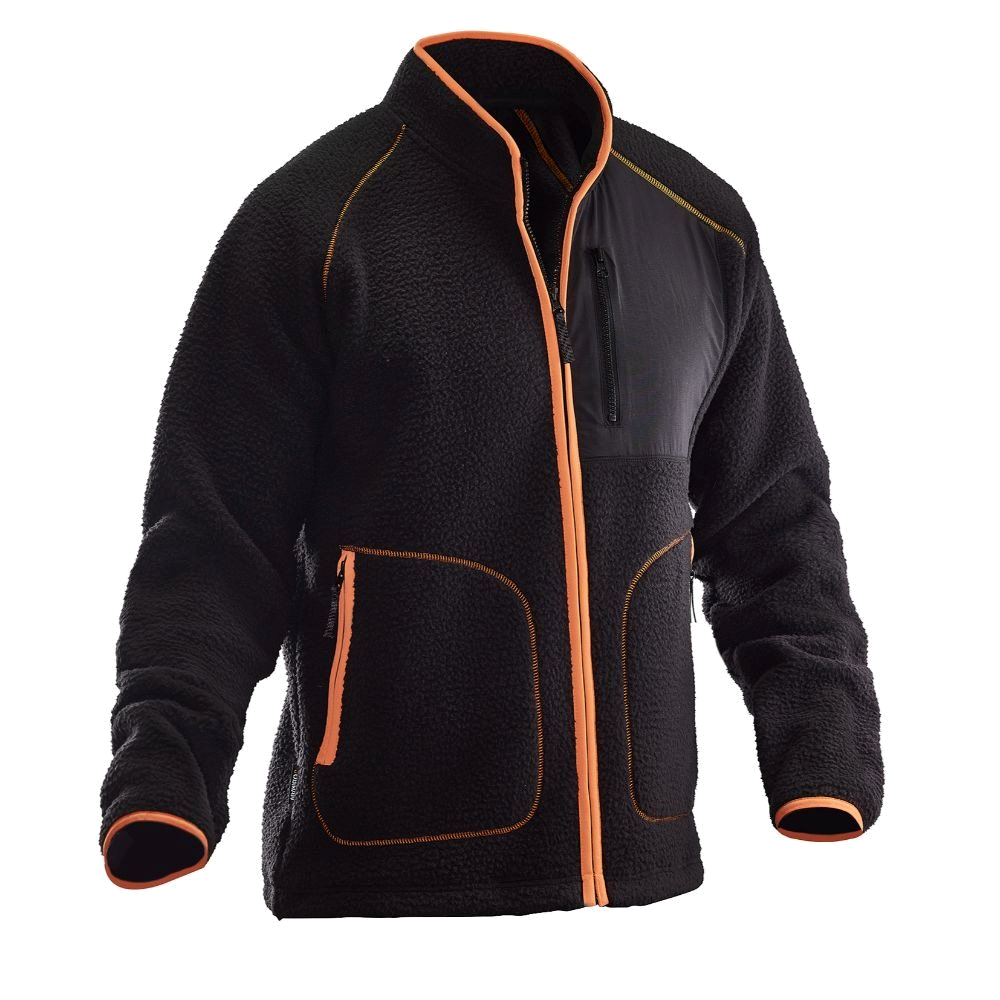 Jobman 5161 Pile Jacket (Zwart/Oranje) 1
