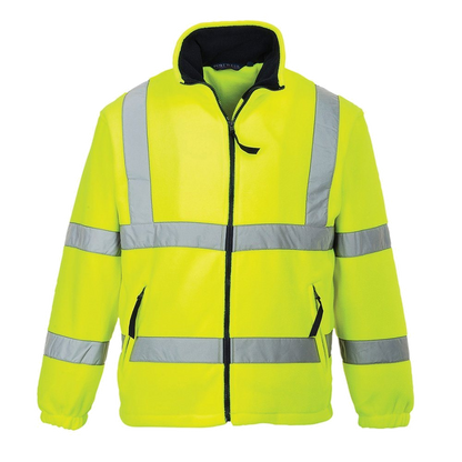 Portwest Hi-Vis Mesh Lined Fleece (Geel) 1