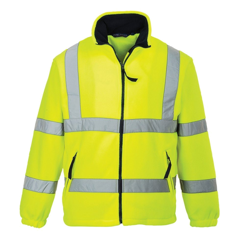 Portwest Hi-Vis Mesh Lined Fleece (Geel) 1