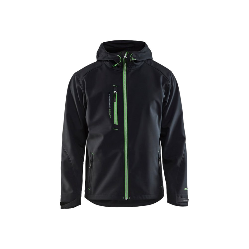 Blaklader Softshell Jack 4949-2517 (9942 Zwart/Groen) 1