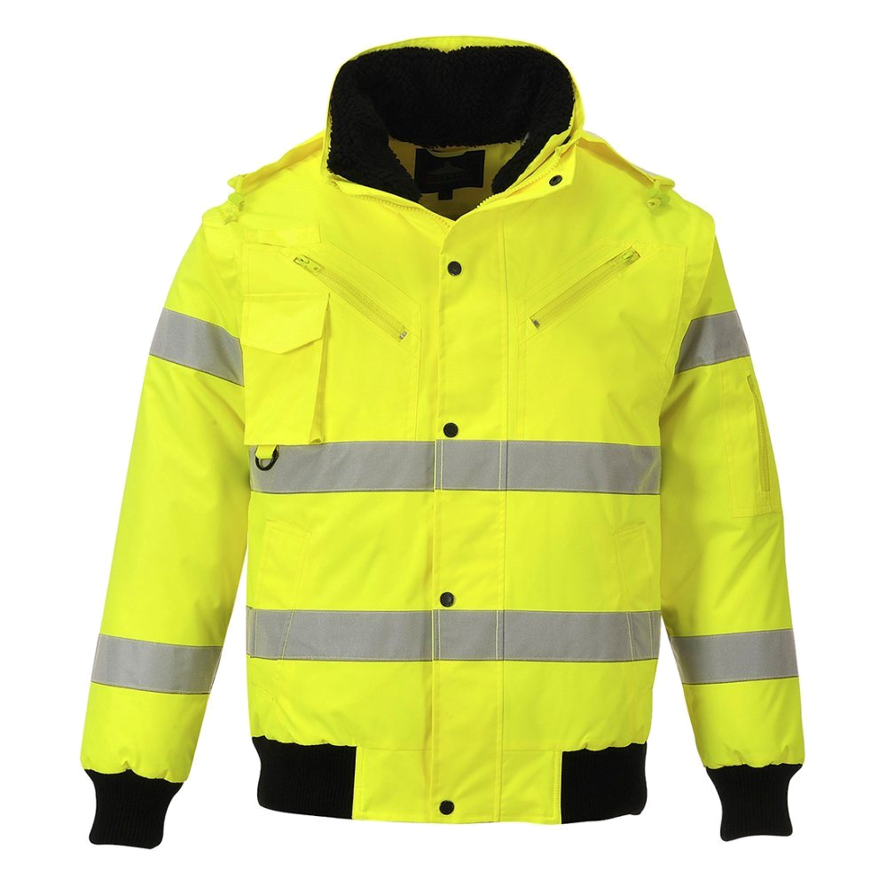 Portwest Hi-Vis 3-in-1 Bomberjack (Geel) 1