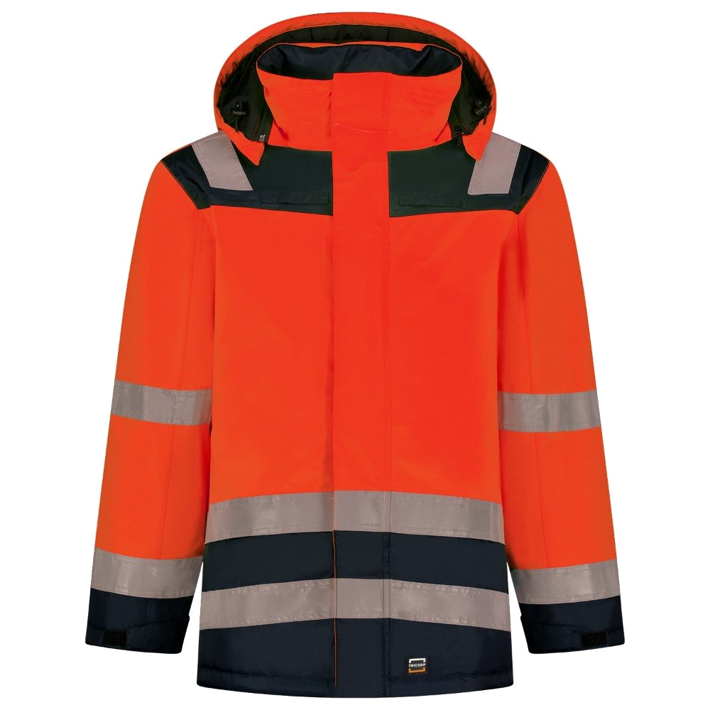 Tricorp Parka High Vis Bicolor (Rood/Navy) 1