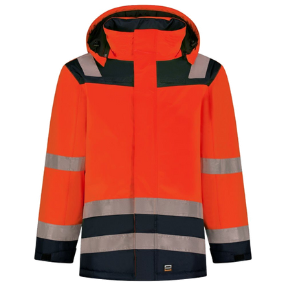 Tricorp Parka High Vis Bicolor (Rood/Navy) 1