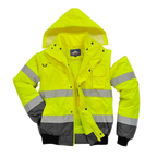 Portwest Hi-Vis 3-in-1 Bicolor Bomberjack (Geel/Grijs) 1