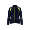 Blaklader Dames Fleece jack 4973-1010 (8933 Navy/Geel) 1