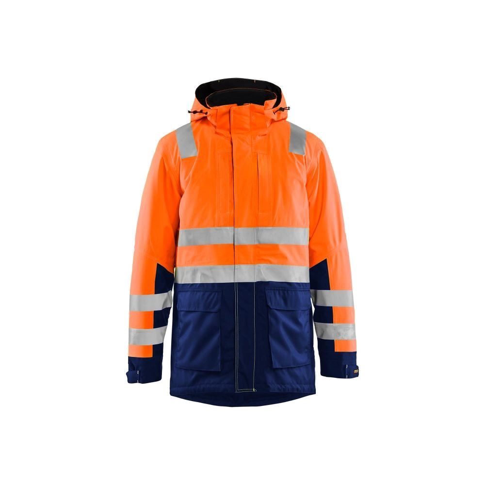 Blaklader HiVis parka 4495-1987 (5389 Oranje/Navy) 1