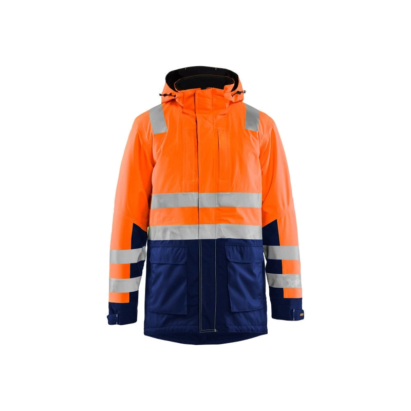 Blaklader HiVis parka 4495-1987 (5389 Oranje/Navy) 1
