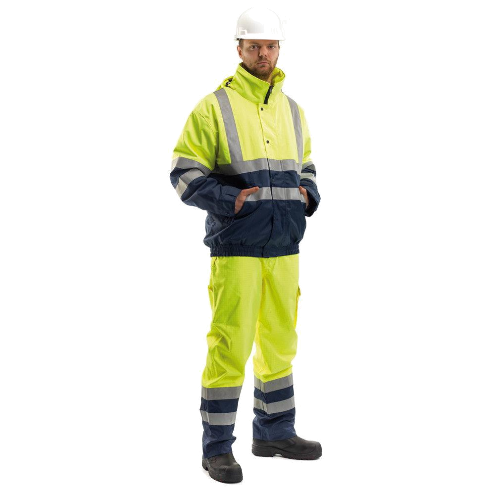 Roots Stormbuster Multinorm Bomberjack (Geel/Navy) 1