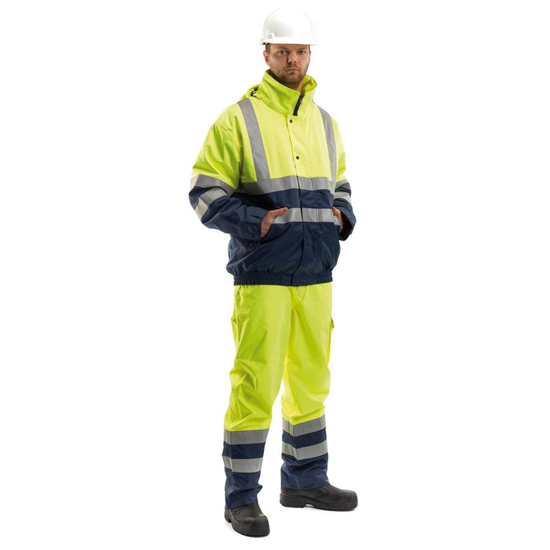 Roots Stormbuster Multinorm Bomberjack (Geel/Navy) 1