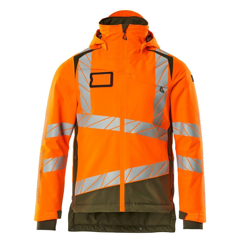Mascot Winterjas (Oranje/Mosgroen) 1