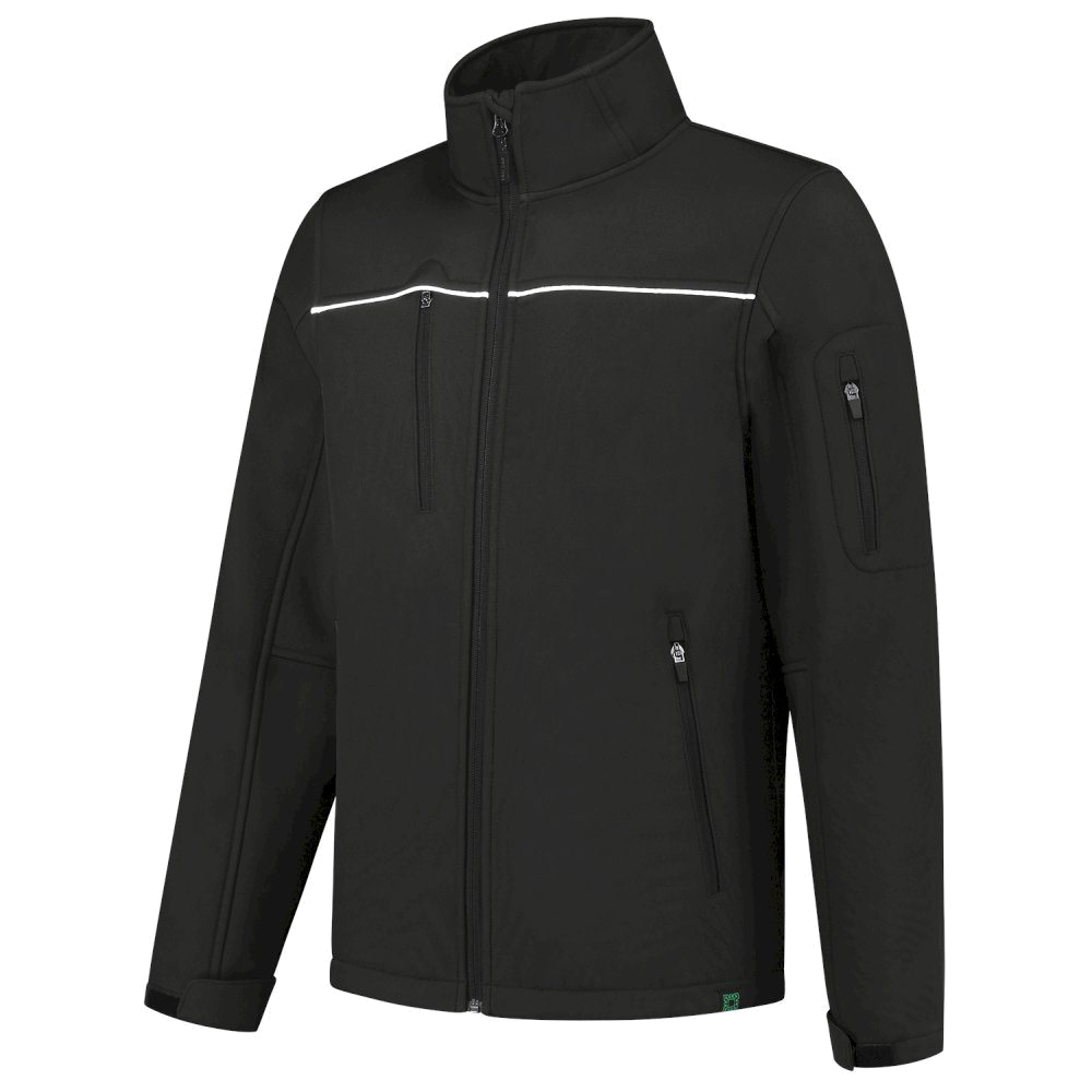 Tricorp Softshell Luxe Rewear 402701 (Zwart) 1