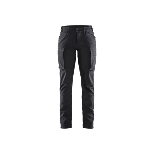 Blaklader Dames softshell service winterBroek (Zwart) 1