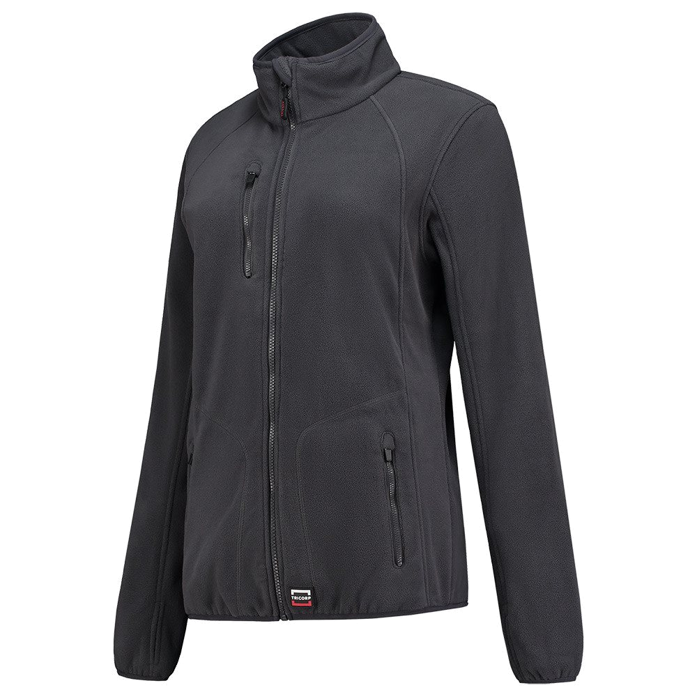 Tricorp Dames Sweatvest Fleece Luxe (Donker grijs) 1