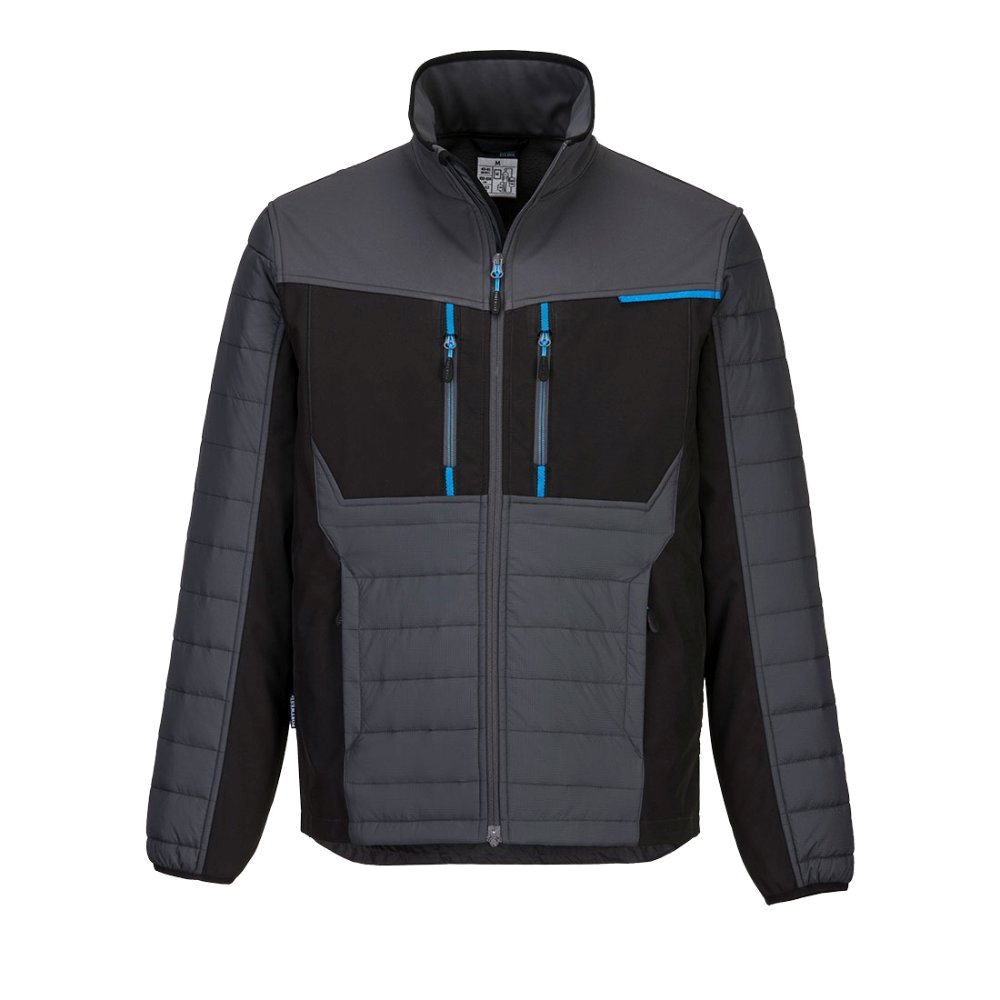 Portwest WX3 Baffle Jacket (Staalgrijs) 1