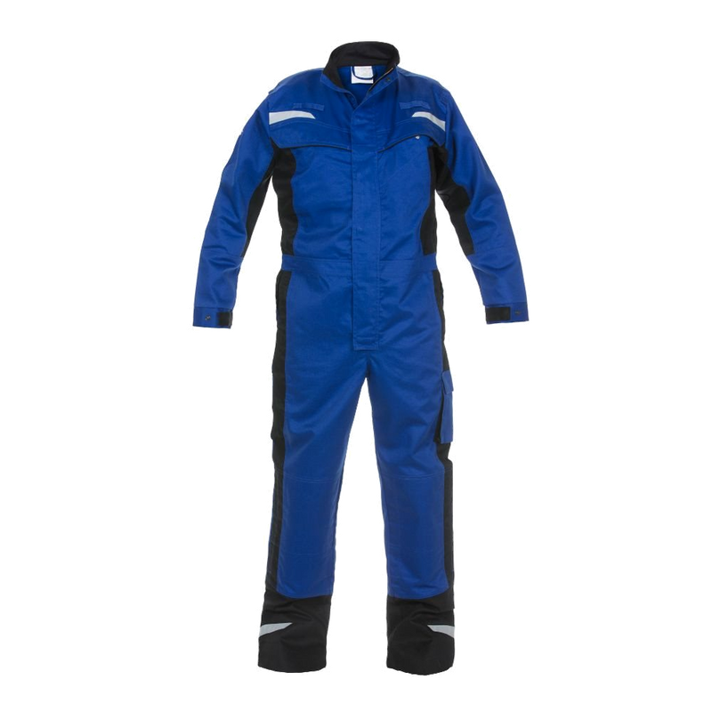 Hydrowear multinorm overal Memphis (Korenblauw-Zwart) 1
